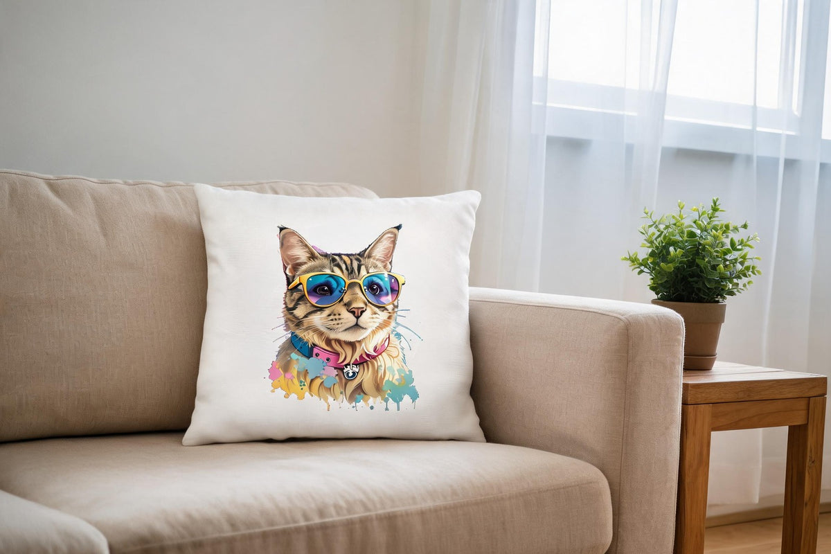 My Cat Name Pun Pillow Cover Made My Couch a Star