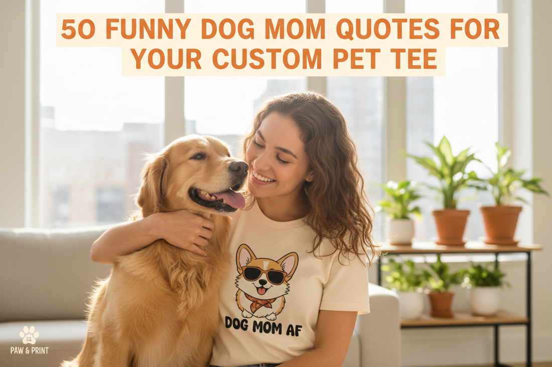 50 Funny Dog Mom Quotes for Your Custom Pet Tee (2026)
