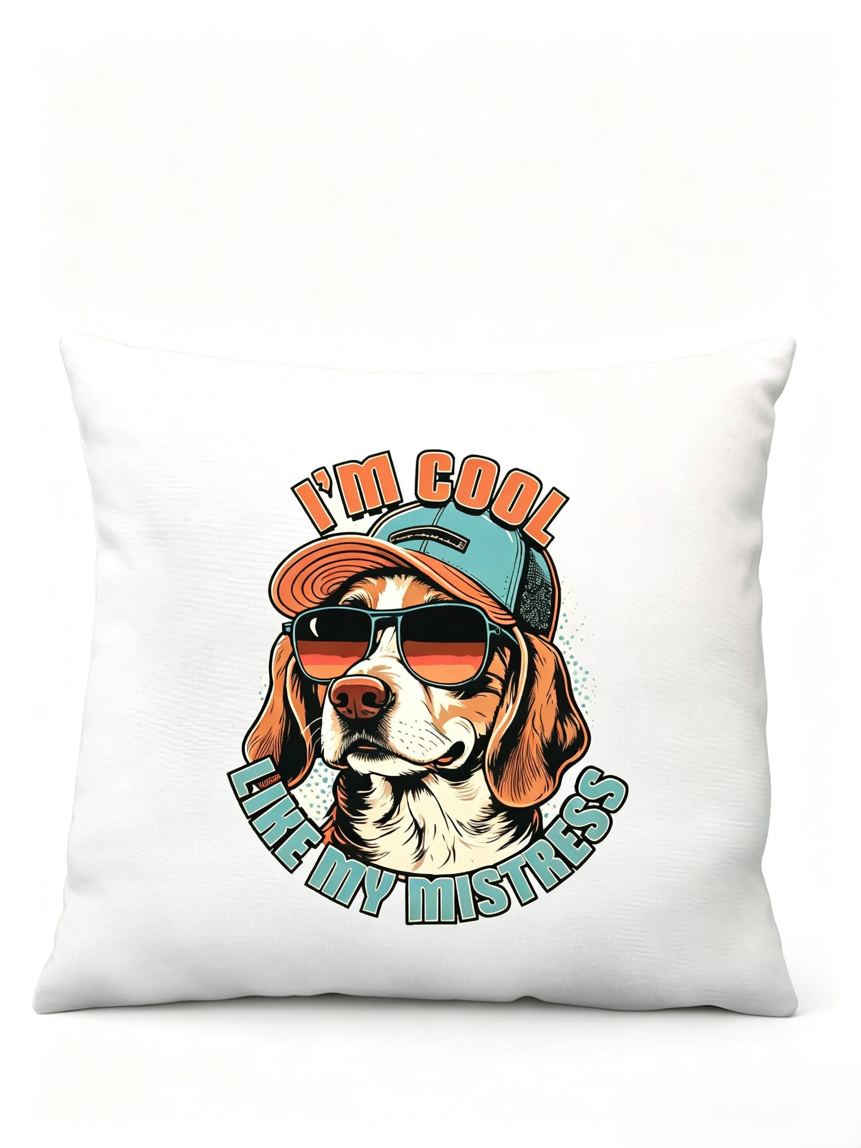 Custom Pet Pillow Cover - Vintage Retro Graphic