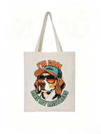 Custom Pet Tote Bag - Vintage Retro Graphic