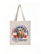 Custom Pet Tote Bag - Patriotic Graphic