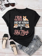 Custom Pet Tee - Typography Graphic