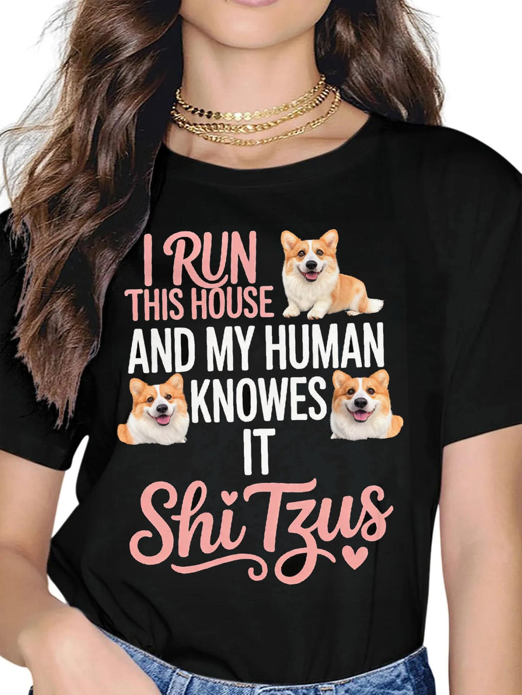 Custom Pet Tee - Typography Graphic