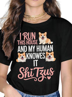 Custom Pet Tee - Typography Graphic