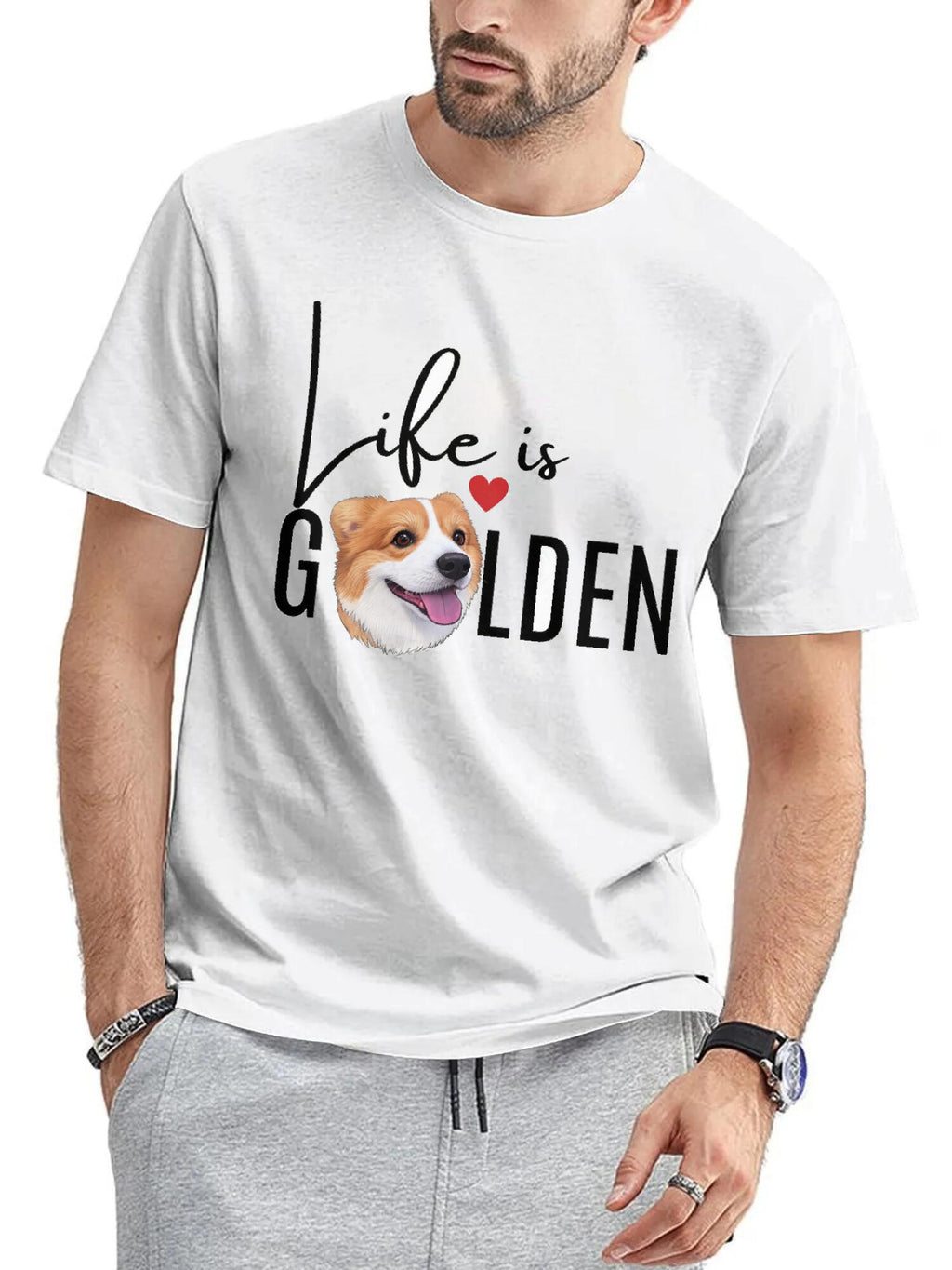 Custom Pet Tee - Minimal Typography Graphic