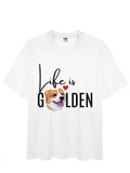 Custom Pet Tee - Minimal Typography Graphic