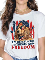 Custom Pet Tee - Patriotic Vintage Graphic