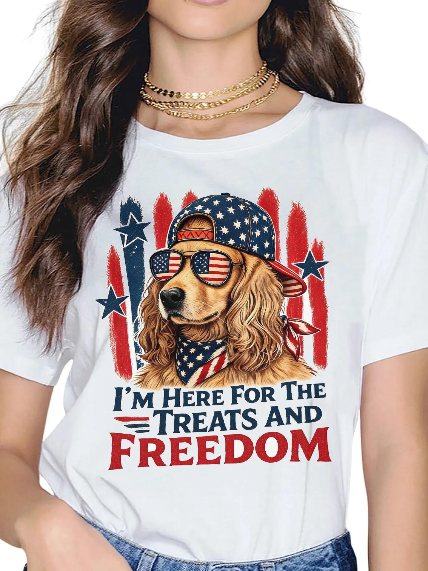 Custom Pet Tee - Patriotic Vintage Graphic