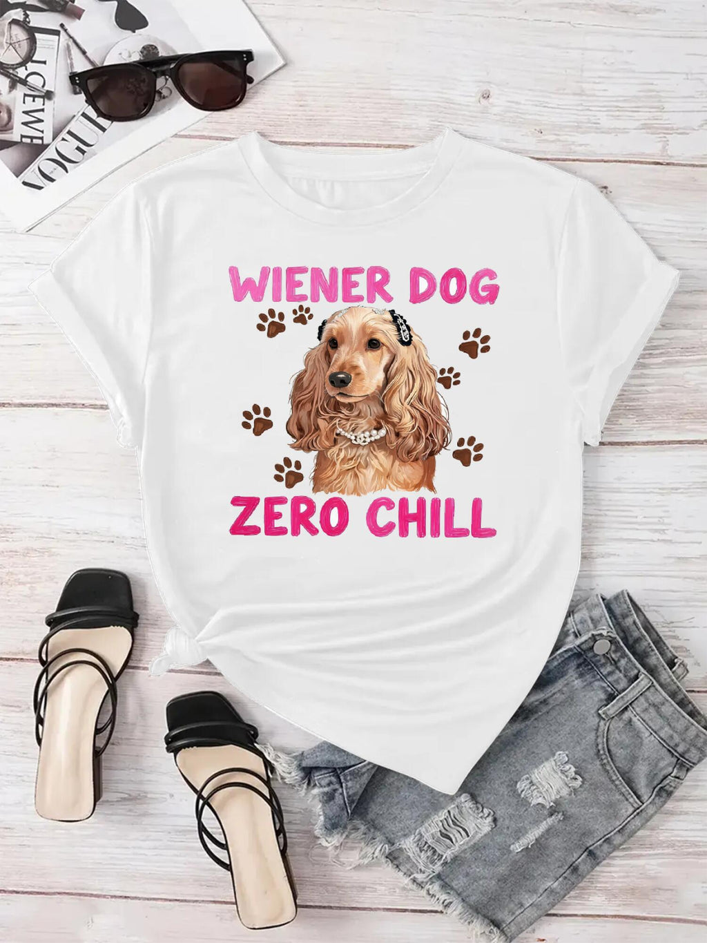 Custom Pet Tee - Pastel Graphic