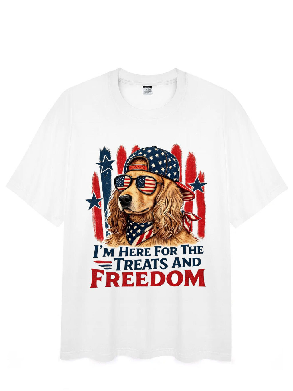 Custom Pet Tee - Patriotic Vintage Graphic