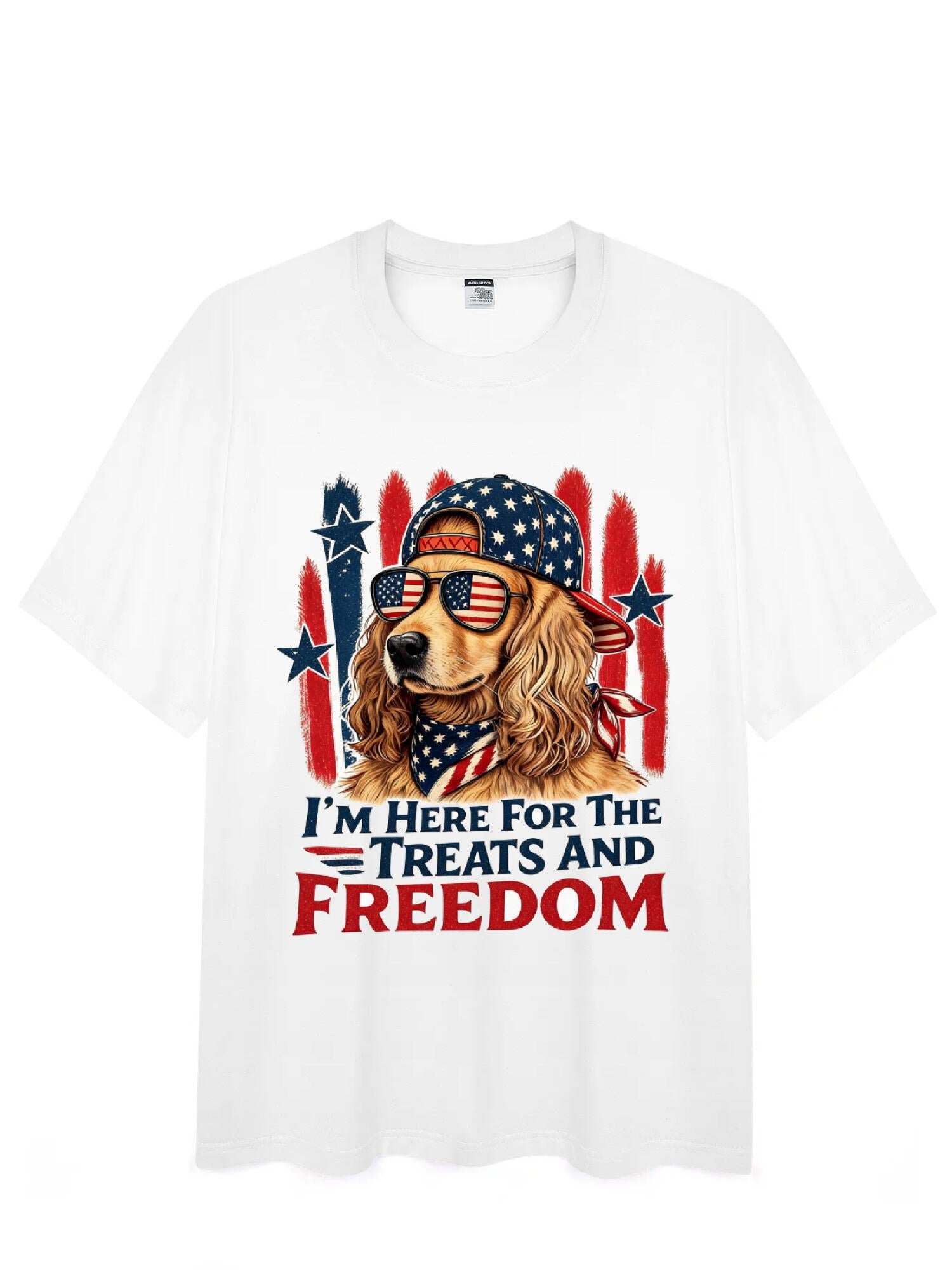 Custom Pet Tee - Patriotic Vintage Graphic