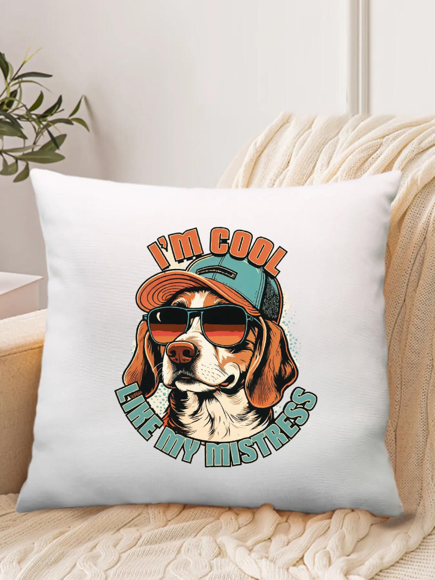 Custom Pet Pillow Cover - Vintage Retro Graphic