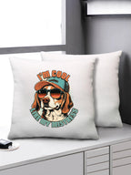 Custom Pet Pillow Cover - Vintage Retro Graphic