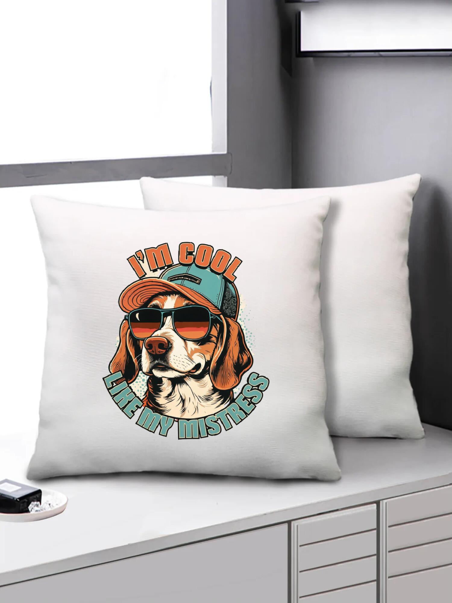 Custom Pet Pillow Cover - Vintage Retro Graphic