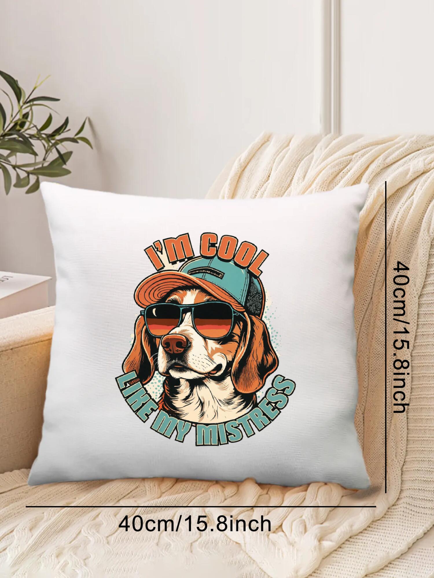 Custom Pet Pillow Cover - Vintage Retro Graphic