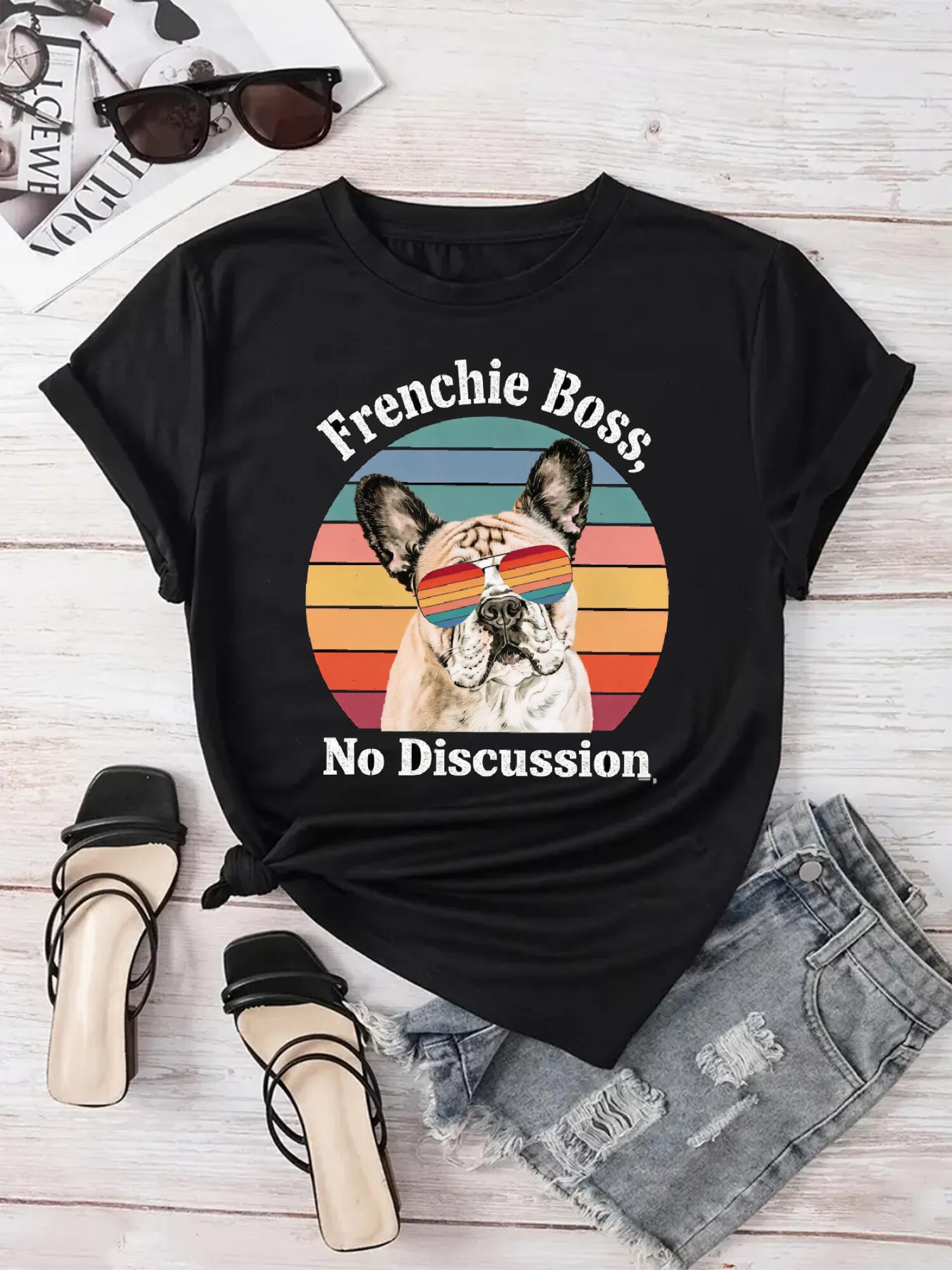 Custom Pet Tee - Retro Sunset Graphic