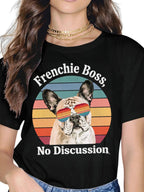 Custom Pet Tee - Retro Sunset Graphic