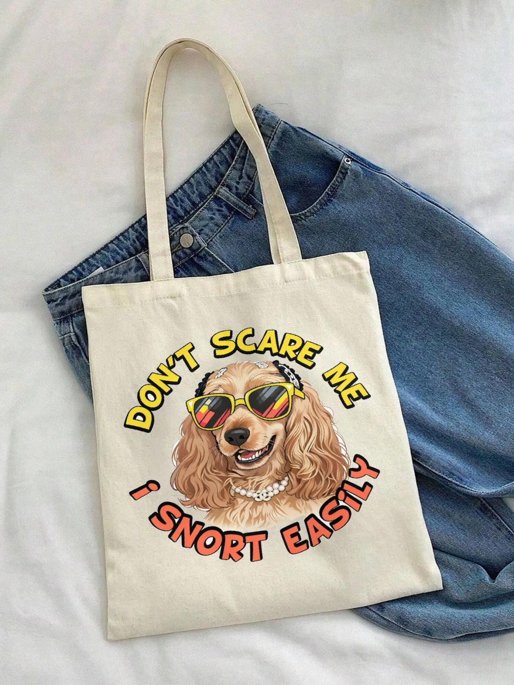 Custom Pet Tote Bag - Vintage Portrait