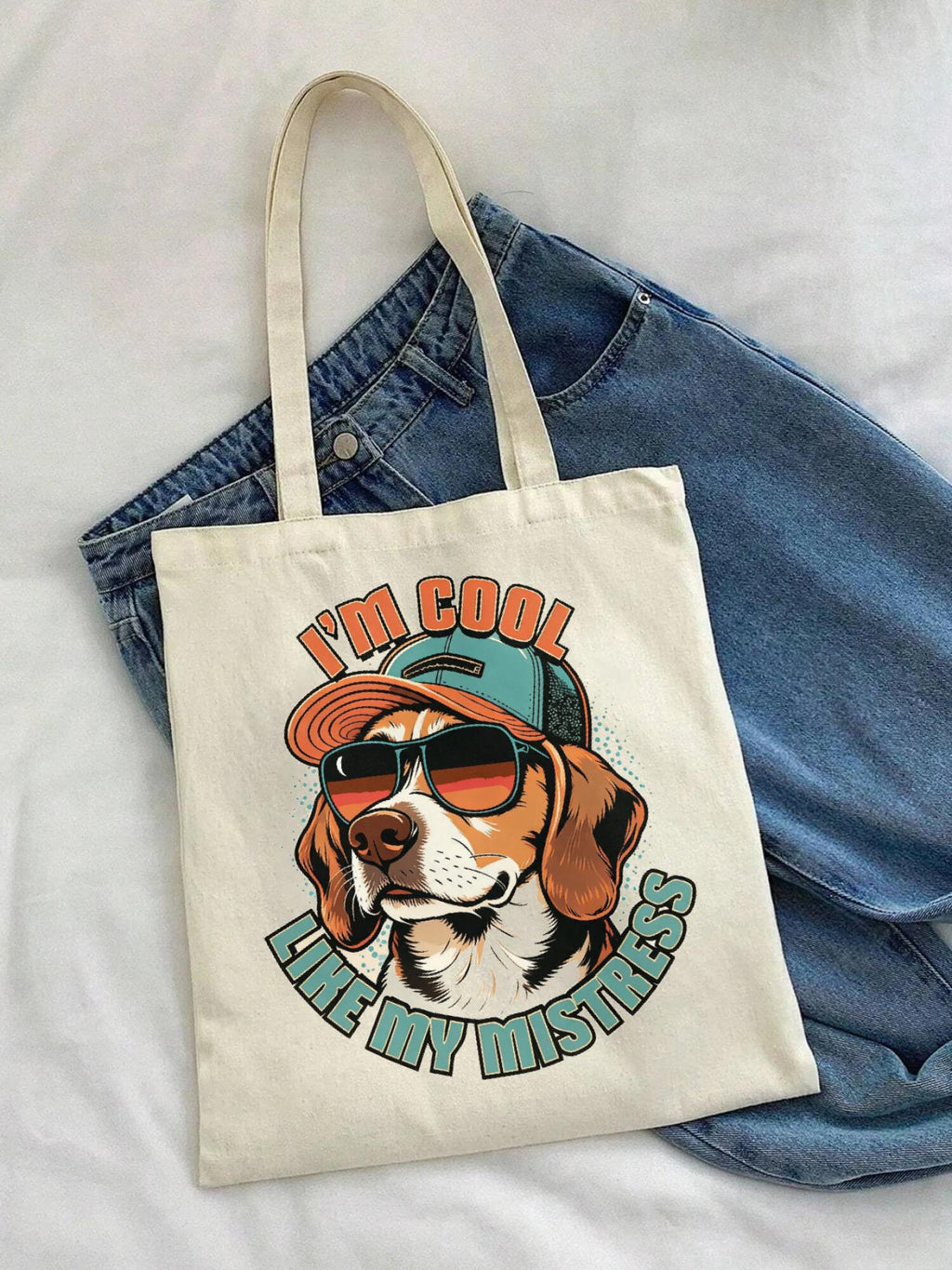 Custom Pet Tote Bag - Vintage Retro Graphic