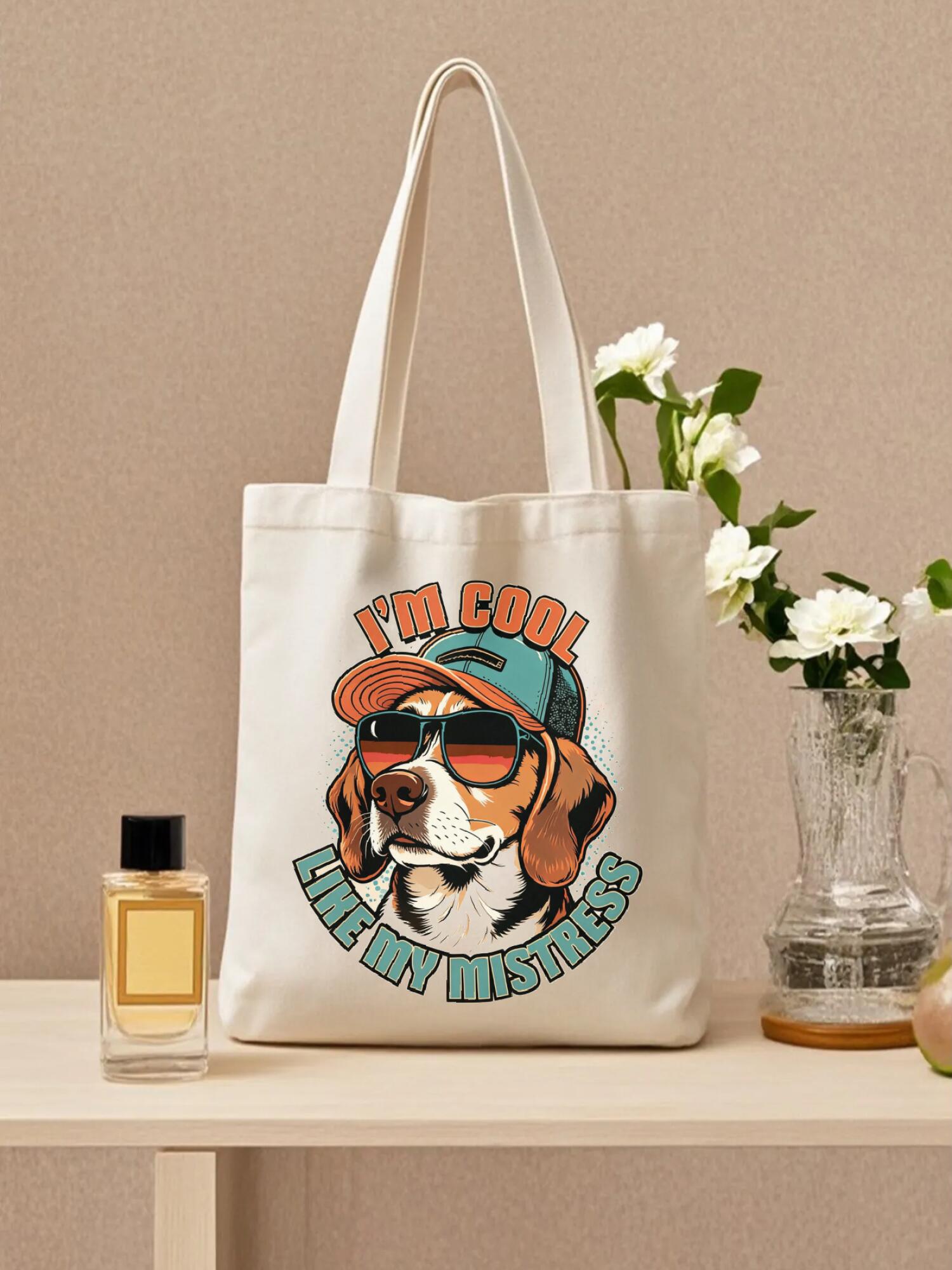 Custom Pet Tote Bag - Vintage Retro Graphic
