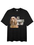 Custom Pet Tee - Photo Typography Graphic