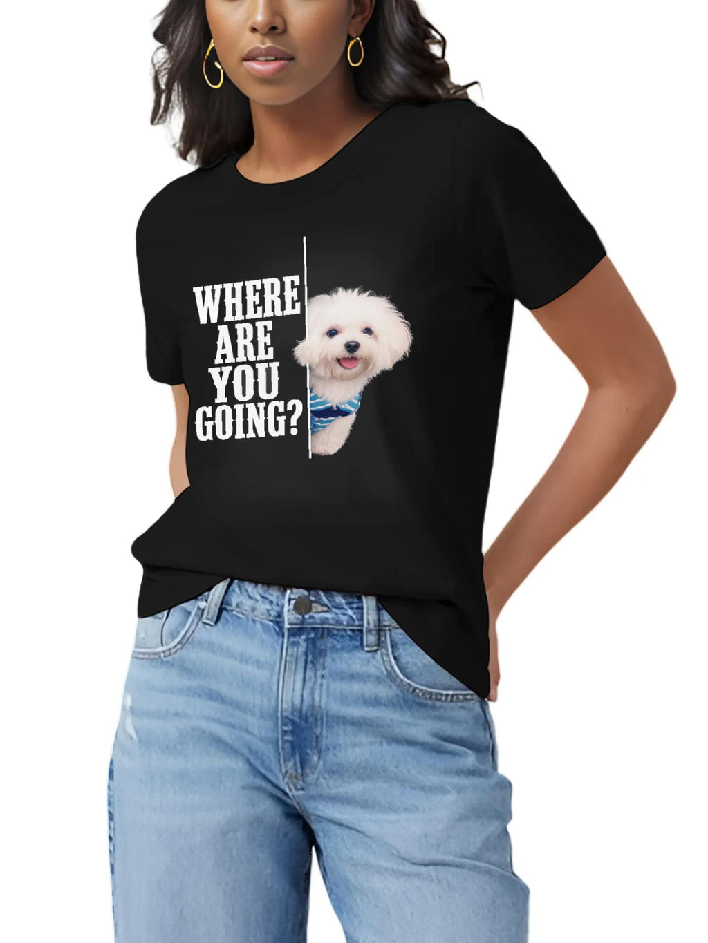 Custom Pet Tee - Typography Graphic
