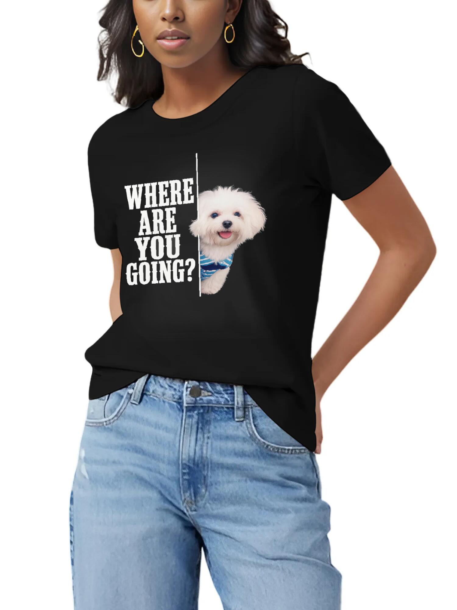 Custom Pet Tee - Typography Graphic