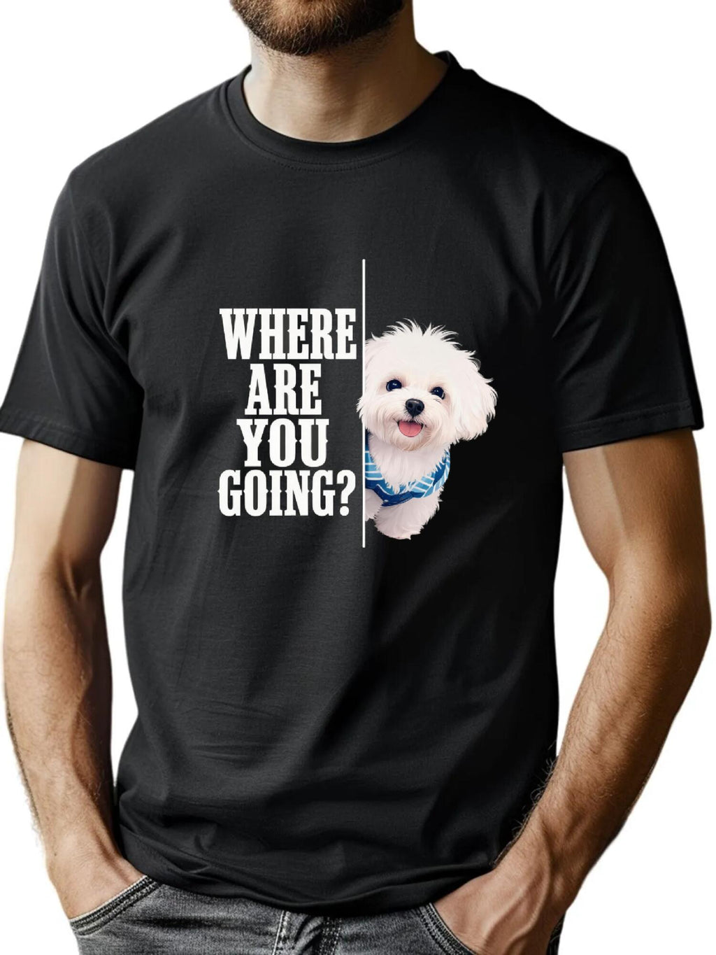 Custom Pet Tee - Typography Graphic