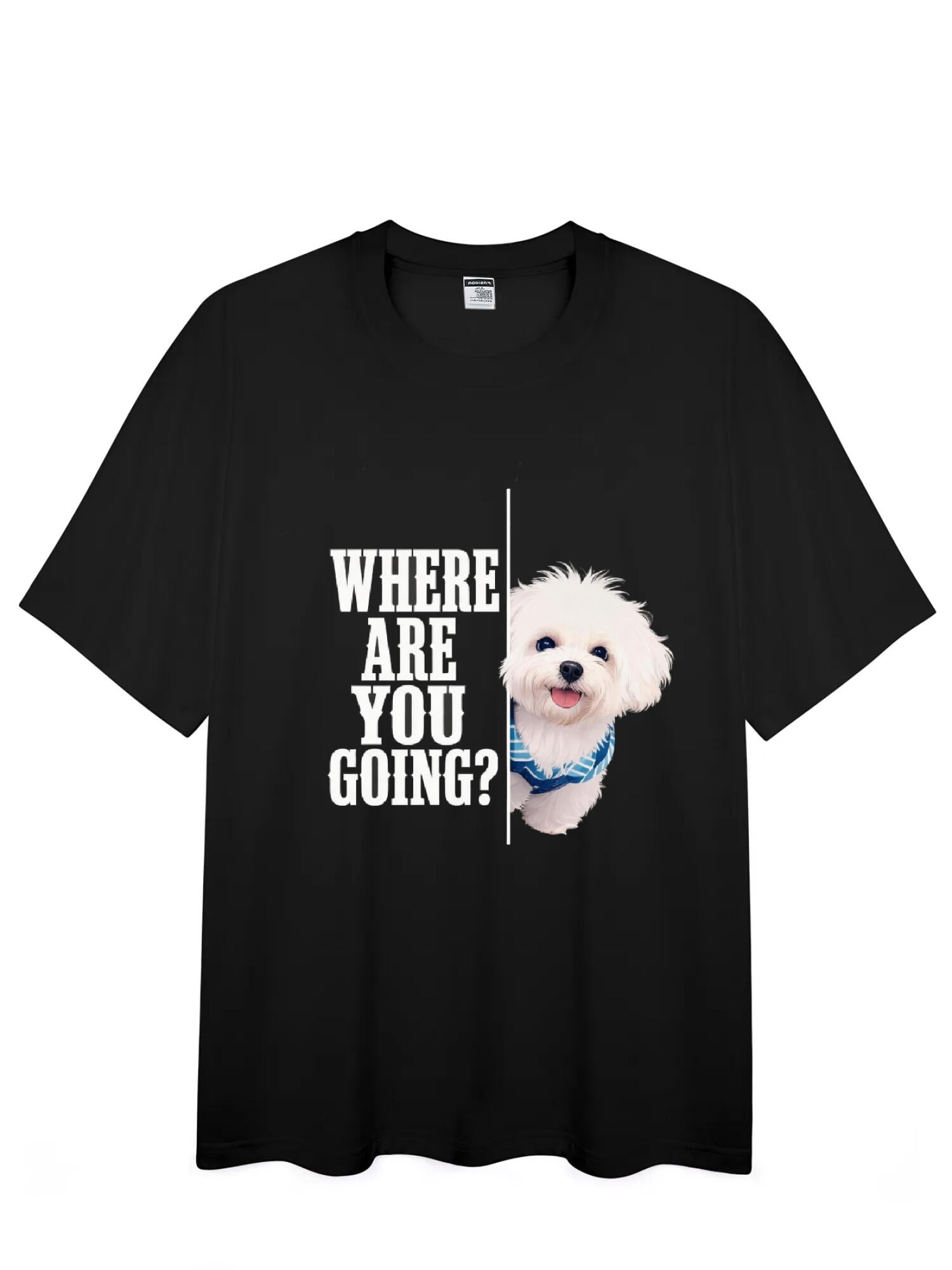 Custom Pet Tee - Typography Graphic