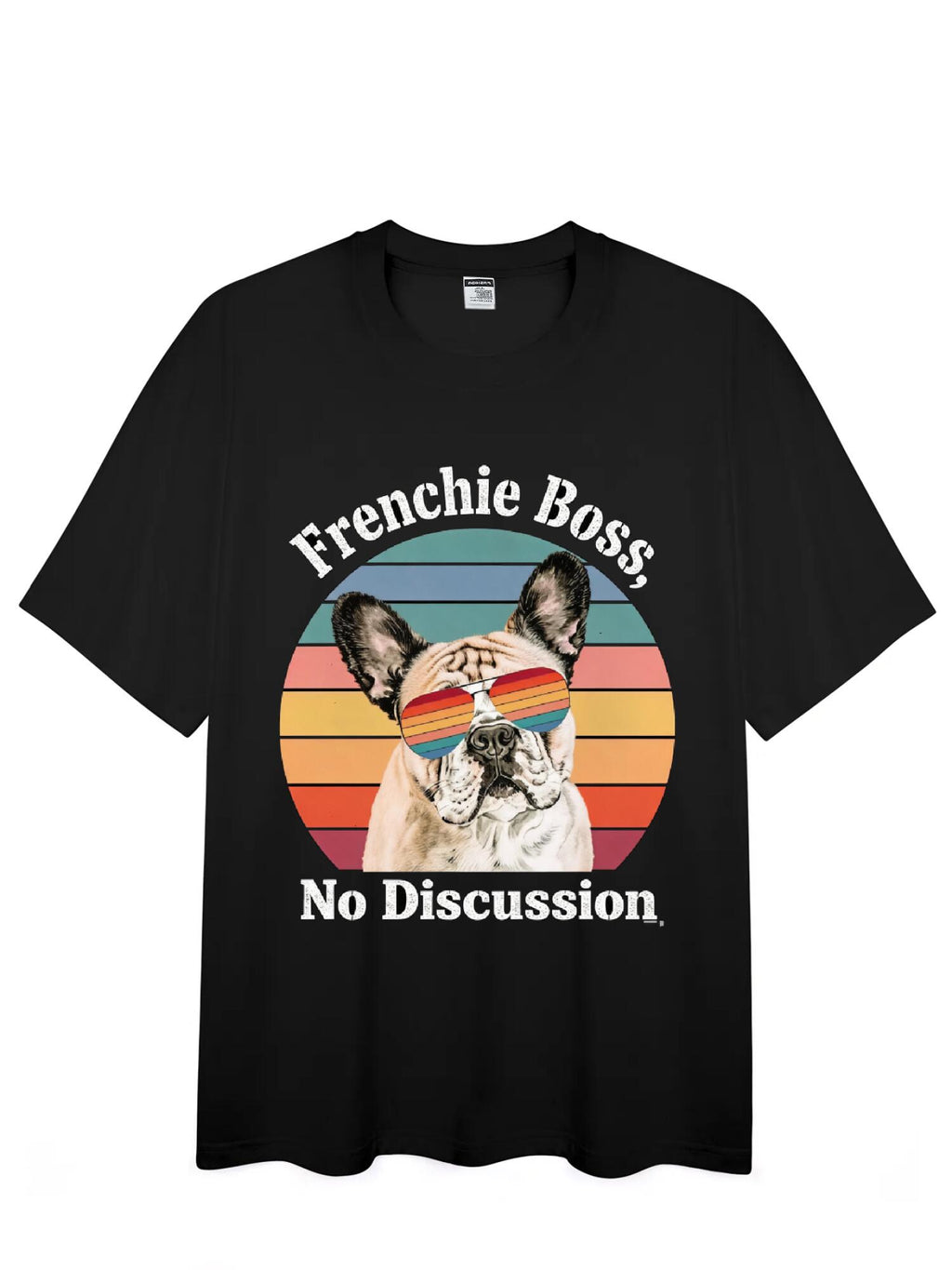 Custom Pet Tee - Retro Sunset Graphic