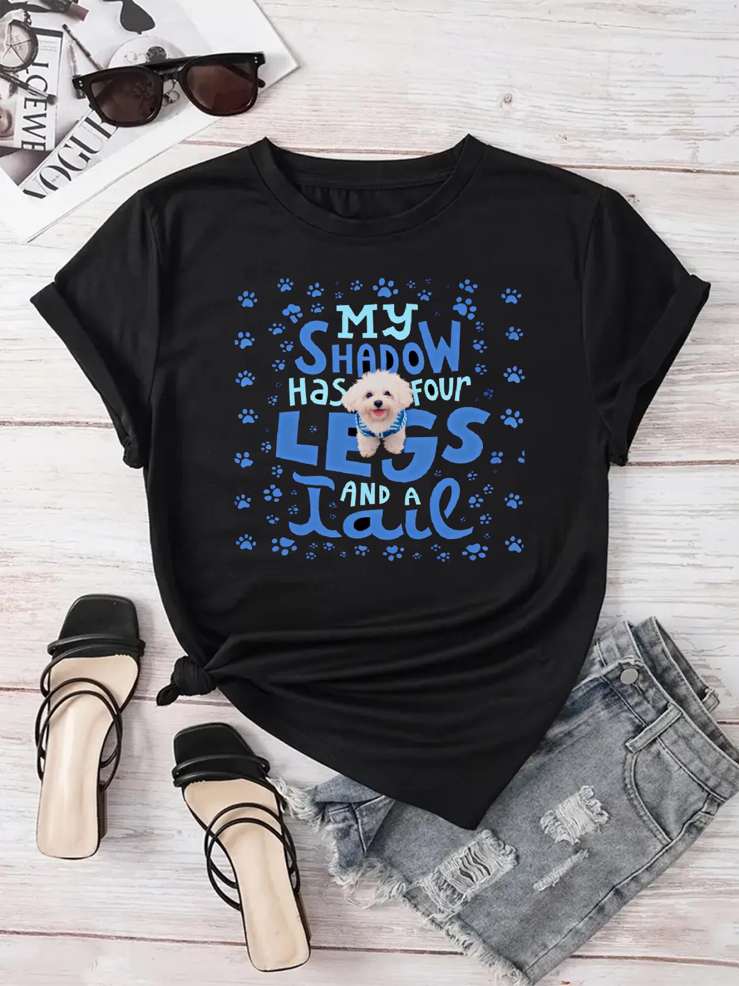 Custom Pet Tee - Playful Typography Graphic