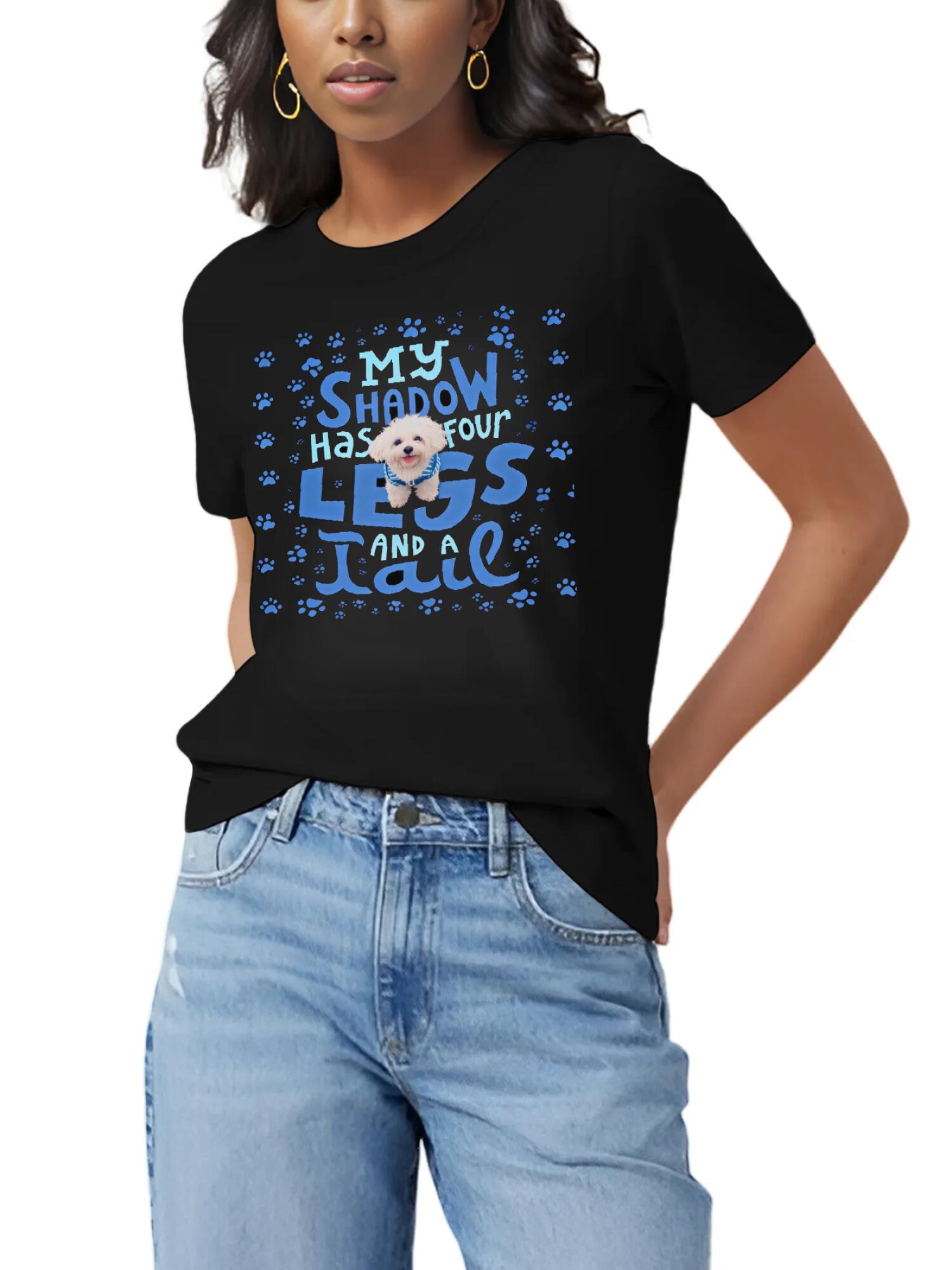 Custom Pet Tee - Playful Typography Graphic