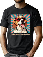 Custom Pet Tee - Retro Pop Graphic