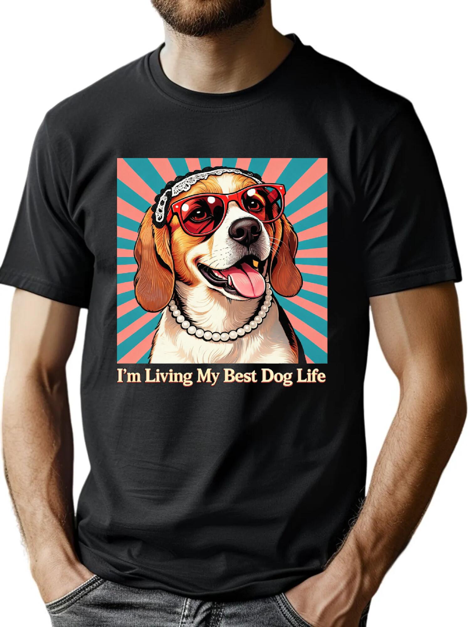 Custom Pet Tee - Retro Pop Graphic
