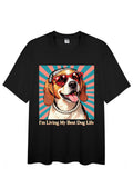 Custom Pet Tee - Retro Pop Graphic