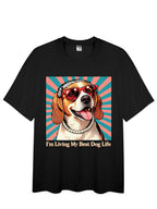 Custom Pet Tee - Retro Pop Graphic