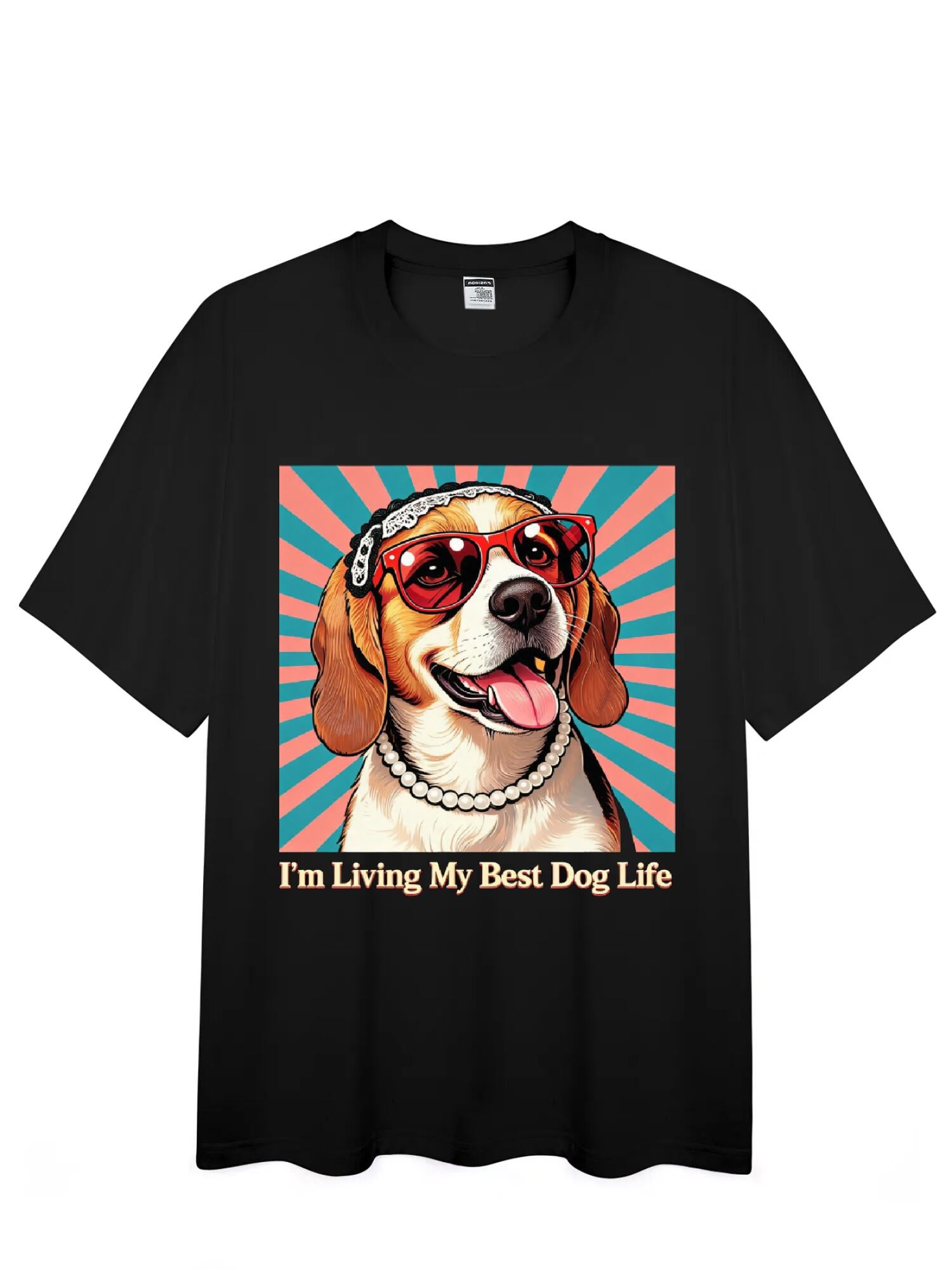 Custom Pet Tee - Retro Pop Graphic