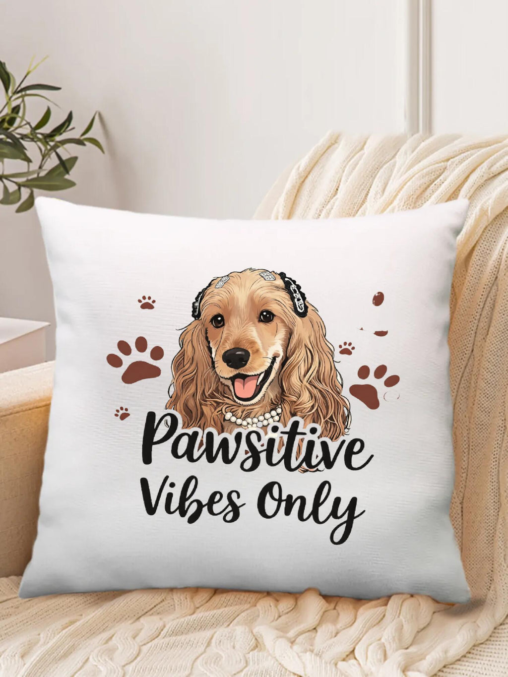 Custom Pet Pillow Cover - Whimsical Graphic
