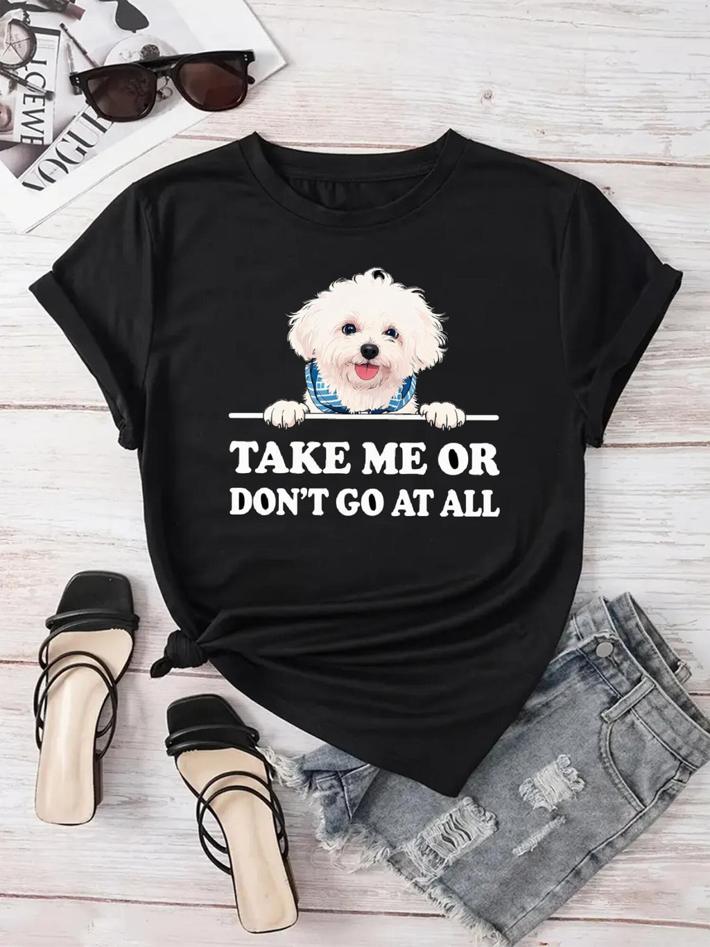 Custom Pet Tee - Cute Typography Graphic