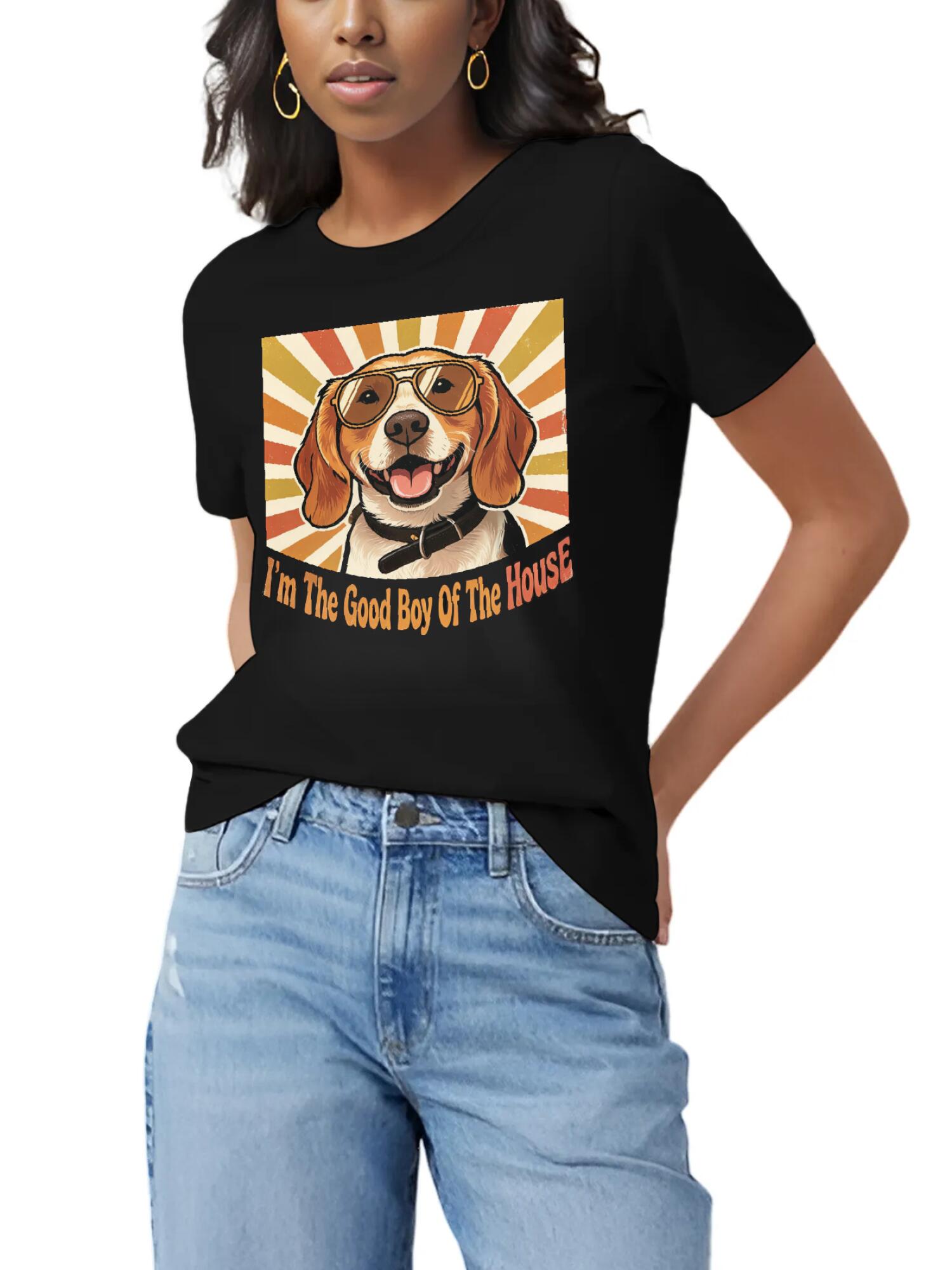 Custom Pet Tee - Retro Pop Graphic