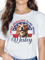 Custom Pet Tee - Patriotic Graphic