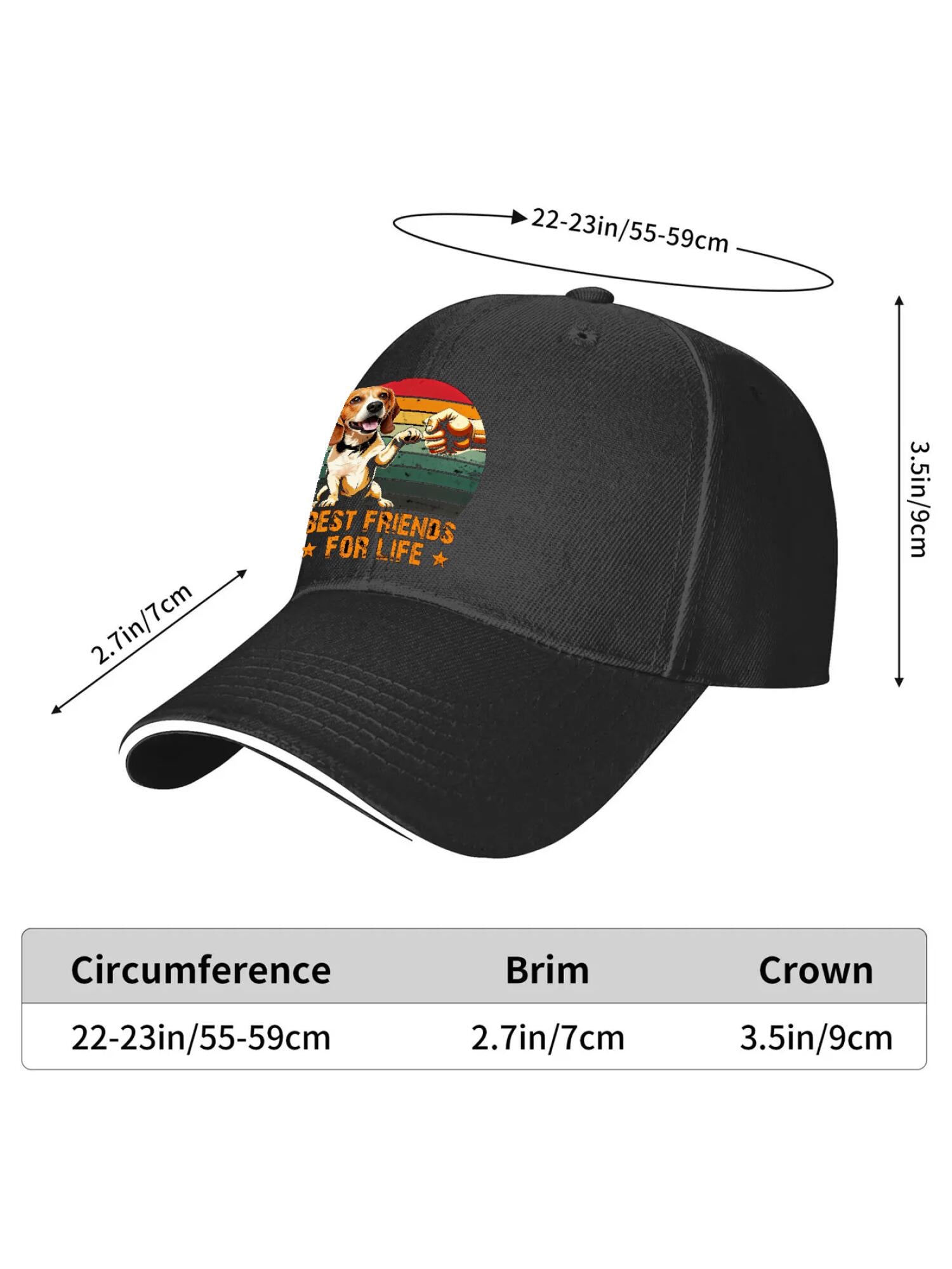 Custom Pet Baseball Cap - Vintage Retro Graphic