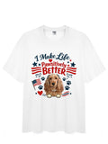 Custom Pet Tee - Patriotic Vintage Graphic