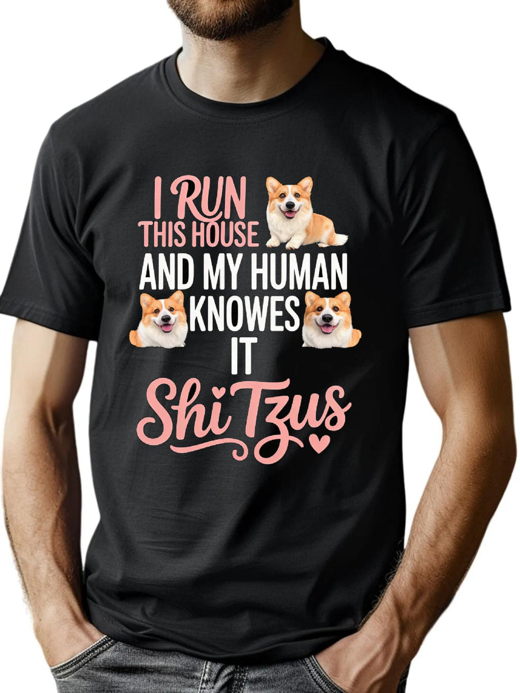 Custom Pet Tee - Typography Graphic