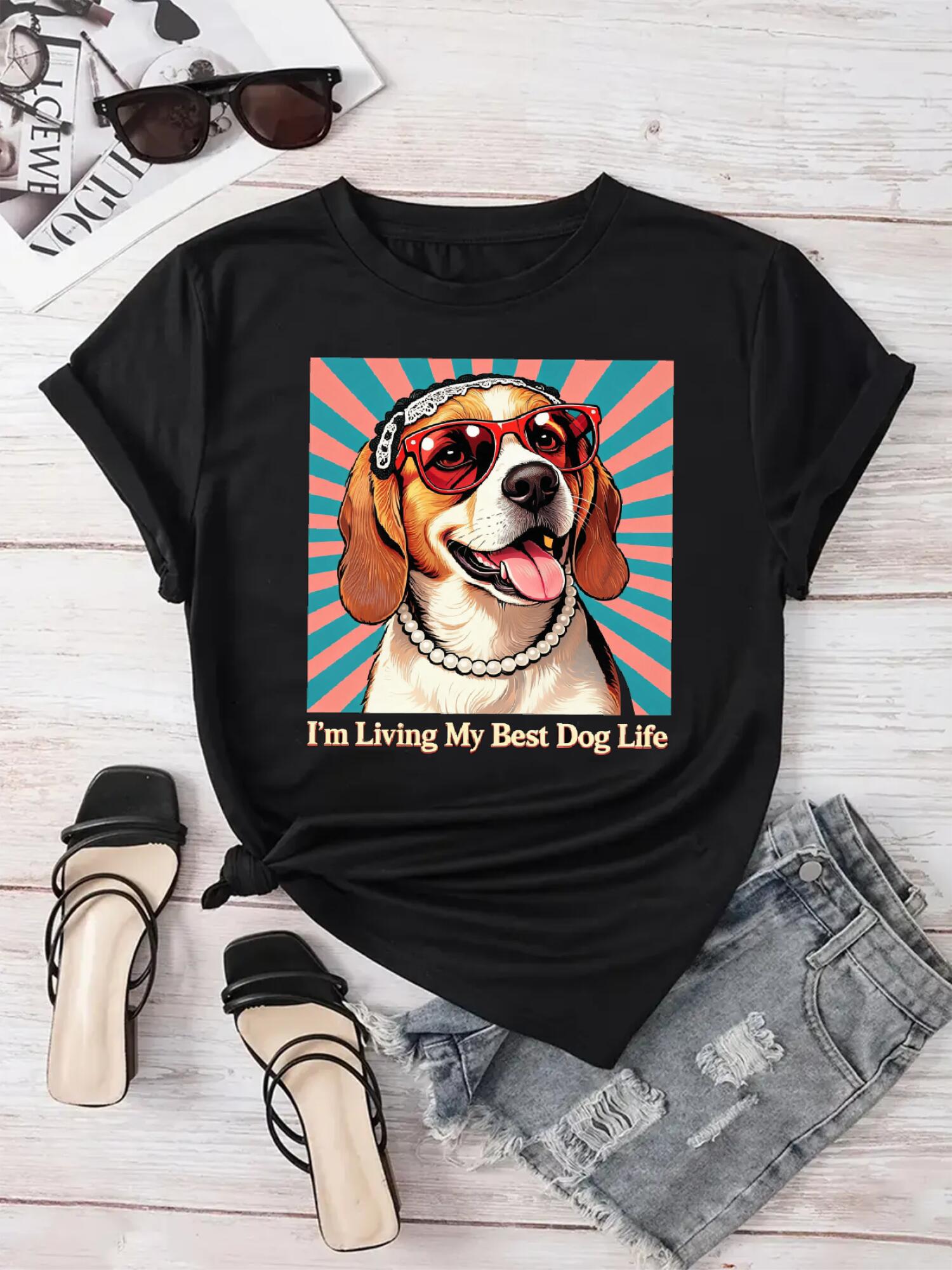 Custom Pet Tee - Retro Pop Graphic