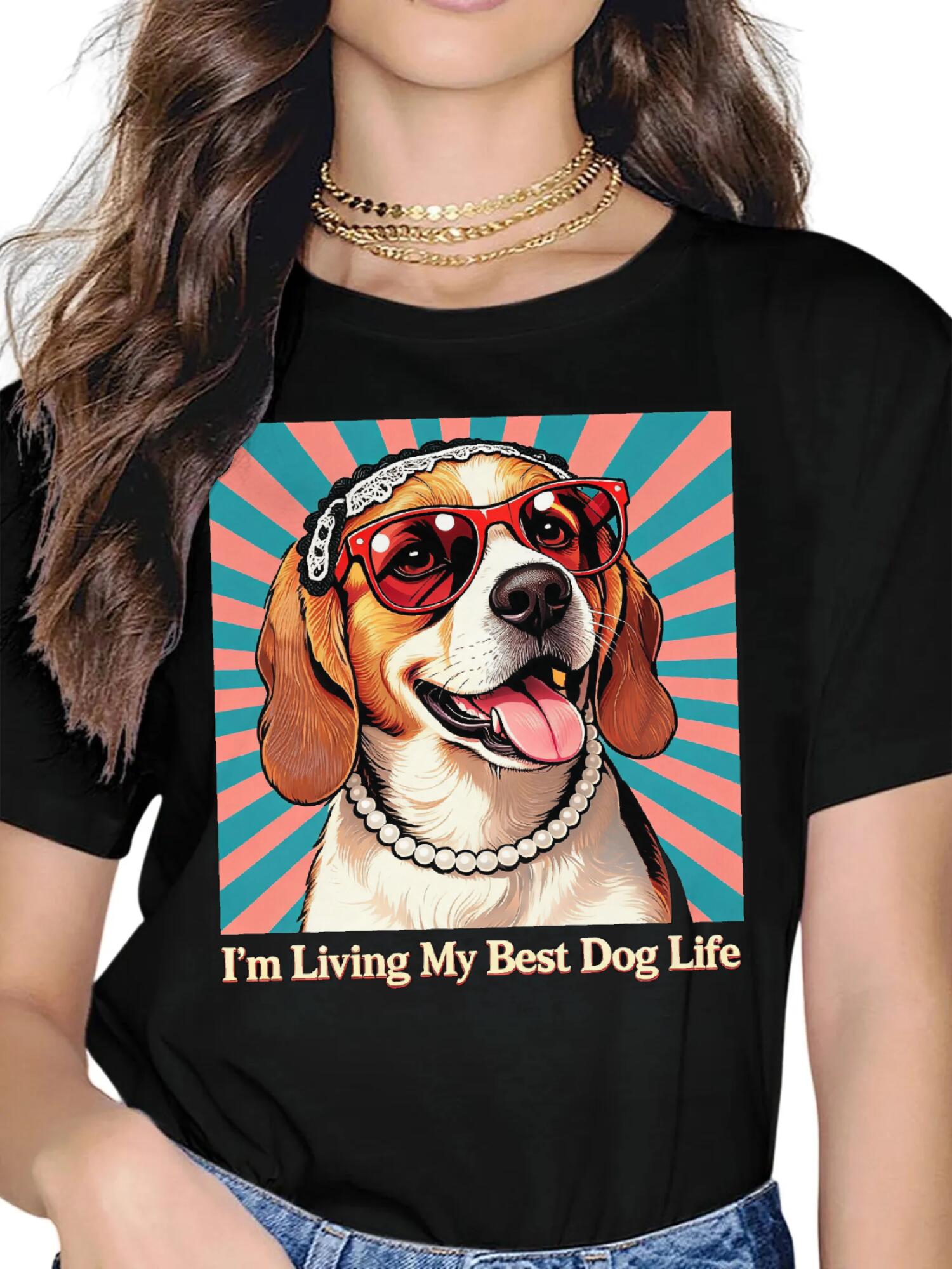 Custom Pet Tee - Retro Pop Graphic