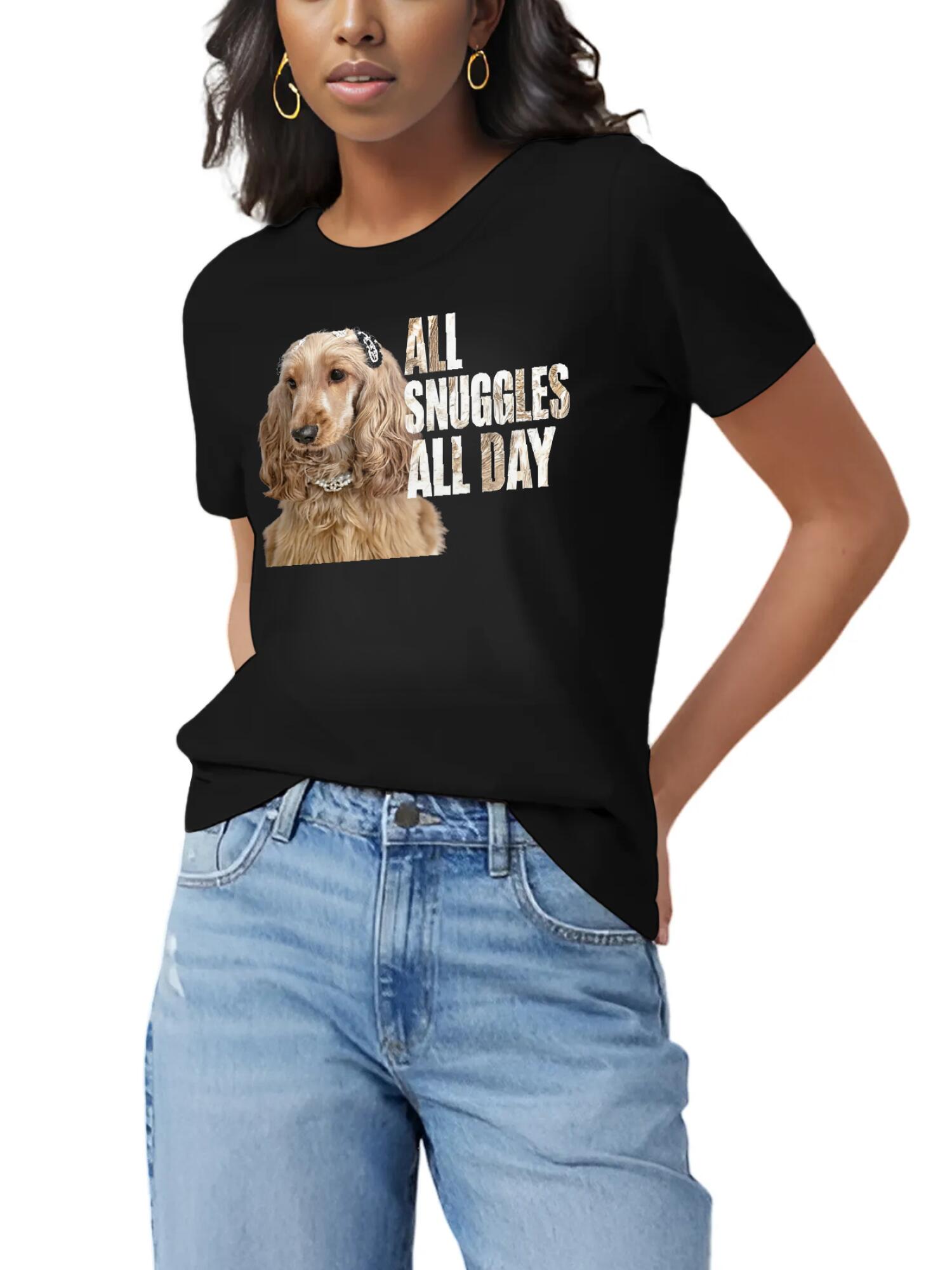 Custom Pet Tee - Photo Typography Graphic