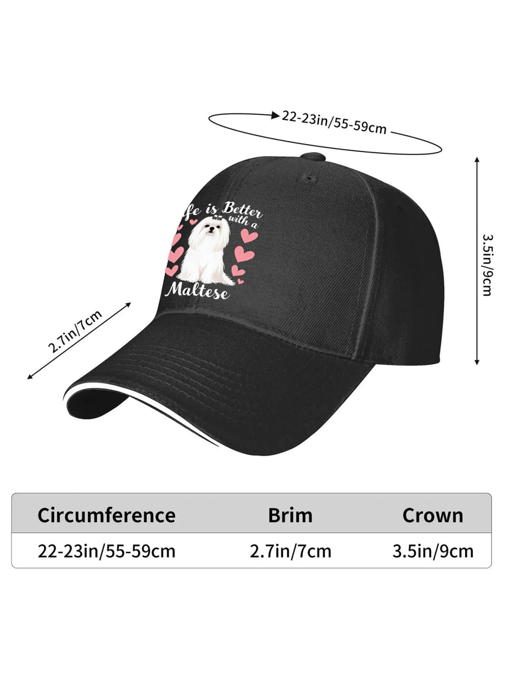 Custom Pet Baseball Cap - Whimsical Graphic