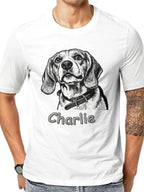 Custom Pet Tee - Line Art Graphic